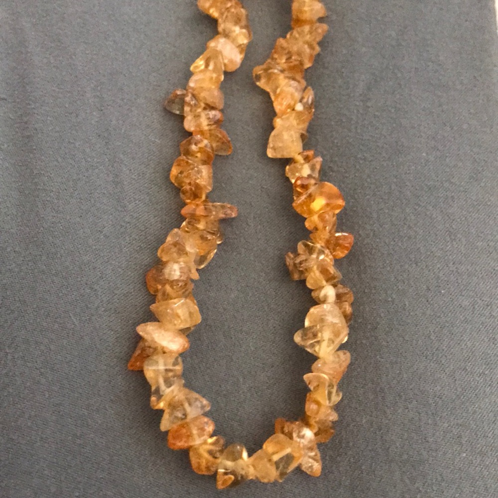 Citrine Topaz necklace
